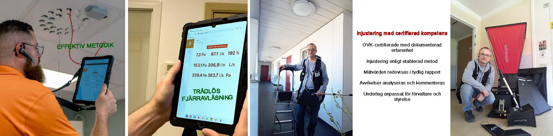 Injustering av ventilation