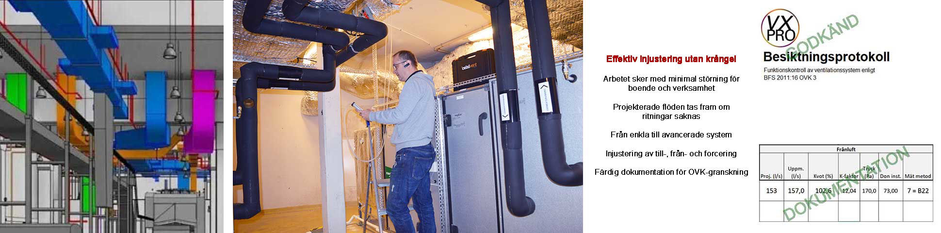 Injustering av ventilation